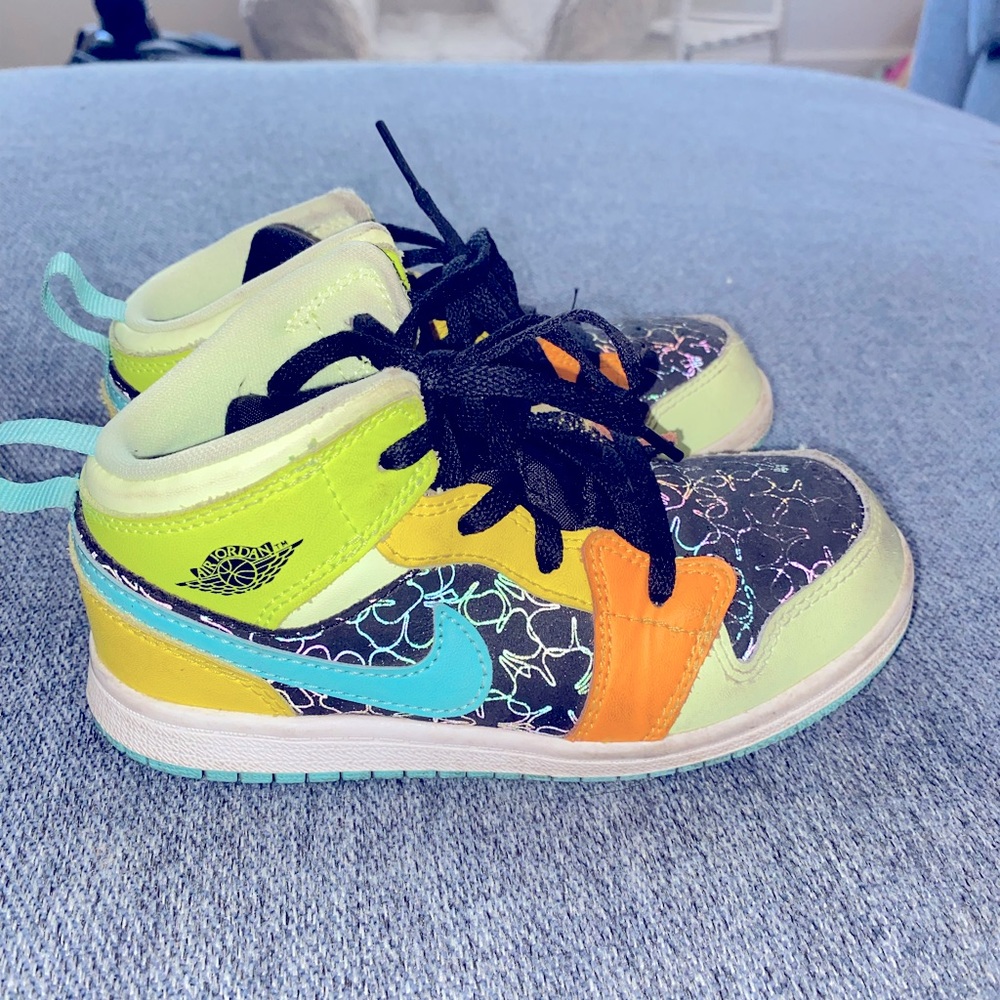 Nike Air Jordans Multi Color little kid size 11